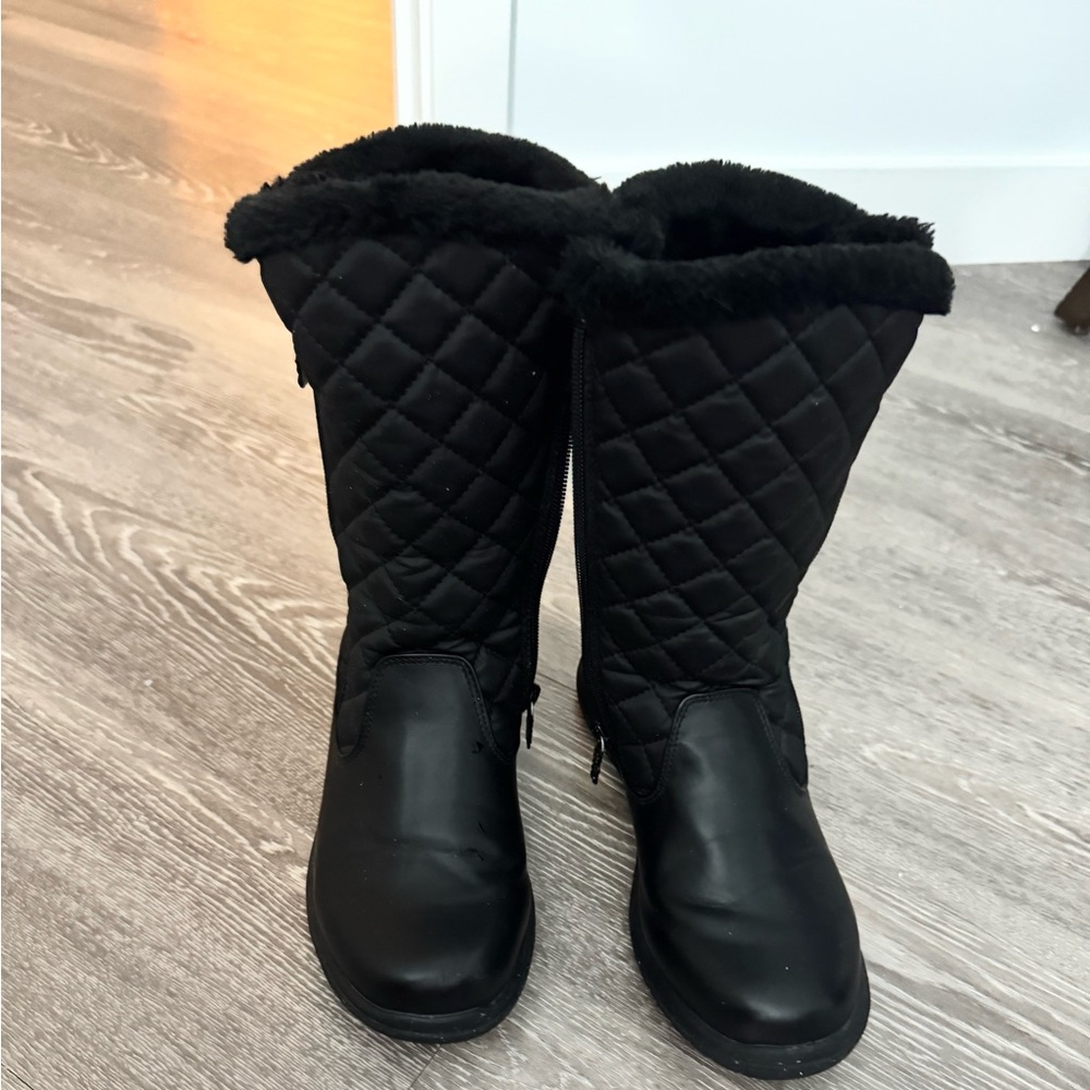Tote waterproof boot women 7.5